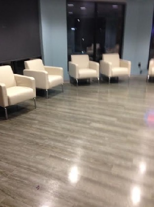 Polished commercial flooring cleaned by Cleaning Zone